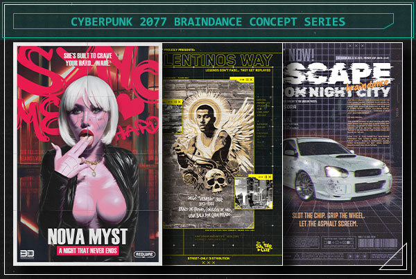 Cyberpunk 2077 Braindance Covers